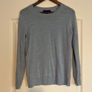 Banana Republic scalloped collar sweater